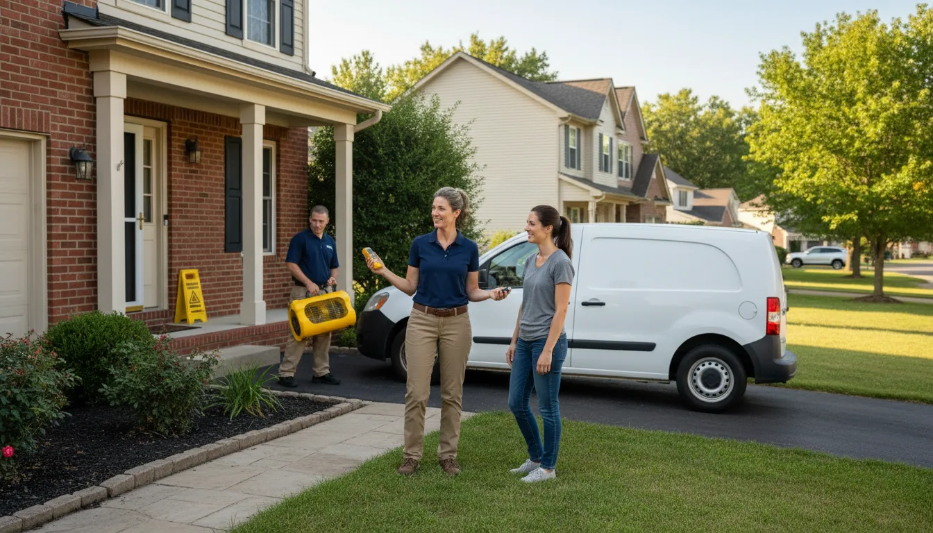 Water restoration image for Home Water Damage Repair in Friendship, WI